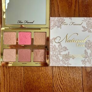NEW Too Faced Natural Face Palette (Never Used)